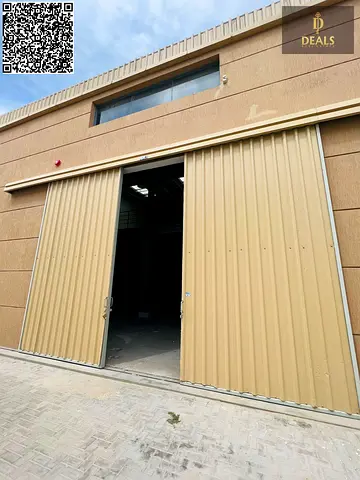 Warehouse for Rent in Al Jurf 1, Ajman – 4000 Sqft with Mezzanine & Full Facilities – AED 200,000 Yearly (Negotiable)