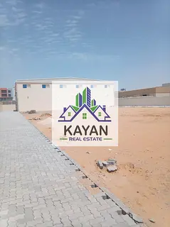 Industrial yard for rent with a total area of 22,000 sq. ft., including a 6,000 sq. ft. warehouse an