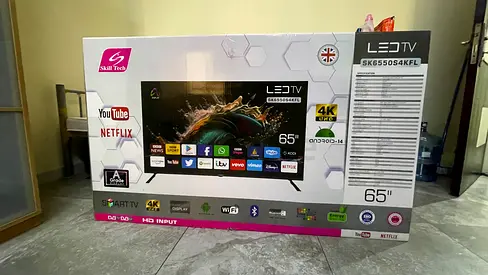 My 65-inch 4K LED Smart TV (still in original box)