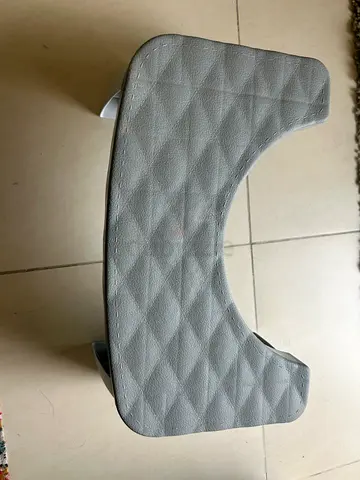 Gray plastic bathroom footstool (toilet step) - good condition