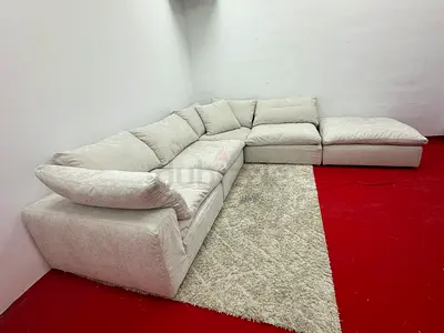 Marina home luscious sofa with footstool