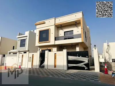 Villa for sale on the main street, ready to move in, in one of Ajman's most prestigious areas. Freehold ownership available to all nationalities.