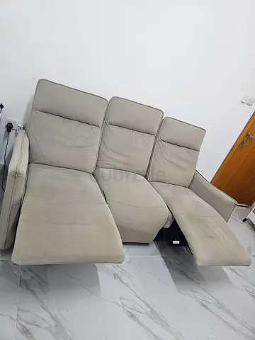 3-seater reclining sofa  with FREE Side Table