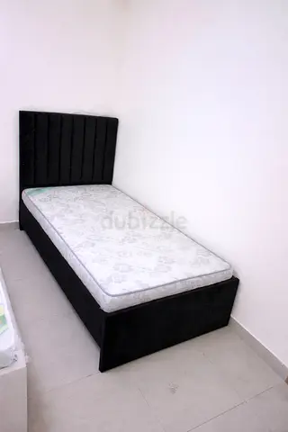 My single black Brand new single size bed with medical mattress single bed good Quality
