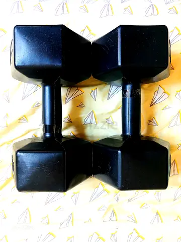 10 KG DUMBELLS PRICE NEGOTIABLE