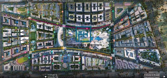 Aljada Gate 4 | 2-Bed Pool View Apartment | 2,061 sq.ft | AED 2.06M