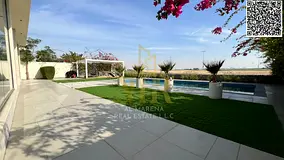 Luxury villa directly overlooking the golf course in Al Zorah, fully furnished with a private pool a