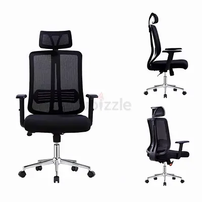 Ergonomic Office Chair with Adjustable Headrest-6843