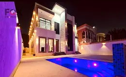 Luxury villa in Al Rawda 2 with private pool, high-end finish, spacious layout, prime location near
