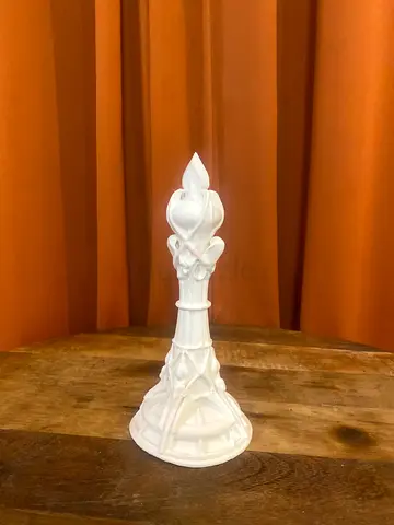 Large Modern White Decorative Sculpture – Excellent Condition