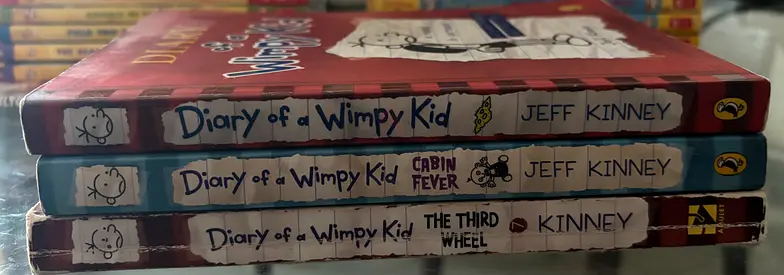 Diary of a Wimpy Kid Trio (Books 1, 2,  7)