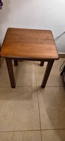 Side table of solid wood