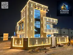 Luxury villa, price includes electricity and water, first occupancy, two floors and roof with swimmi