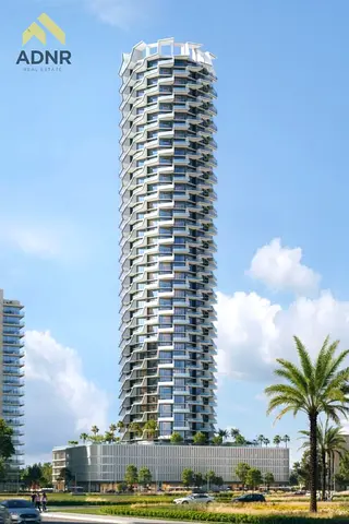 شقة بغرفة نوم واحدة | Binghatti Grove JVC | إطلالات على المارينا ووسط المدينة | حمام سباحة وشرفة