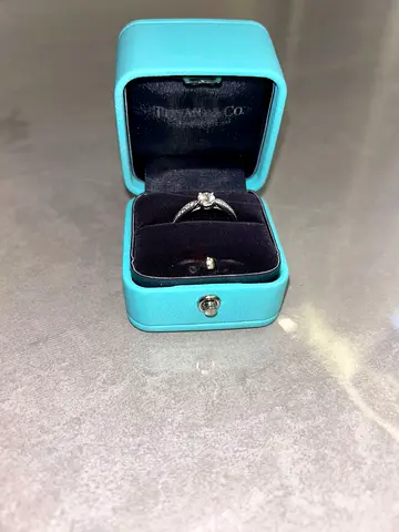My Tiffany  Co. solitaire diamond ring — selling with original box and papers