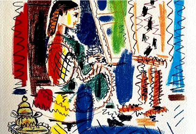 RARE Pablo Picasso Lithograph COA Original Signed Numbered And Limited [-180 Ex -]