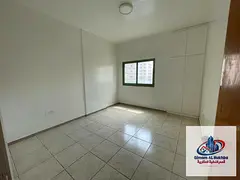 Two-bedroom apartment with a living room for rent in Al Butinah, featuring two balconies. Excellent