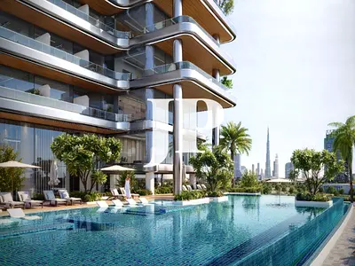 Receive your unit this year at an exceptional price FOR Studio | Binghatti Hillside | Balcony | Skyline & Park View