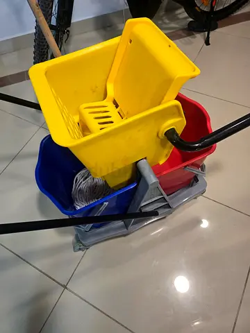 Multi-Compartment Cleaning Trolley