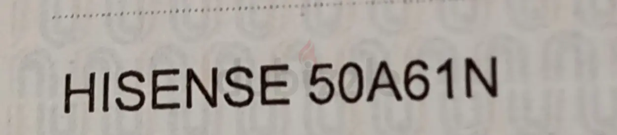 Hisense 50 50A61N LED Smart TV   - with cartoon box