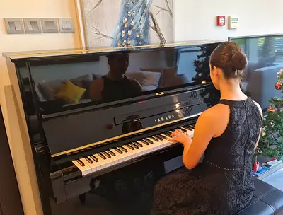 Original Perfect Yamaha upright piano - well-maintained and ready to play!