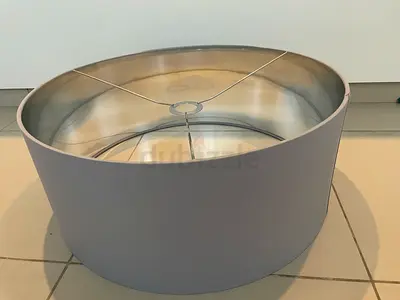 NEXT Large grey drum lampshade