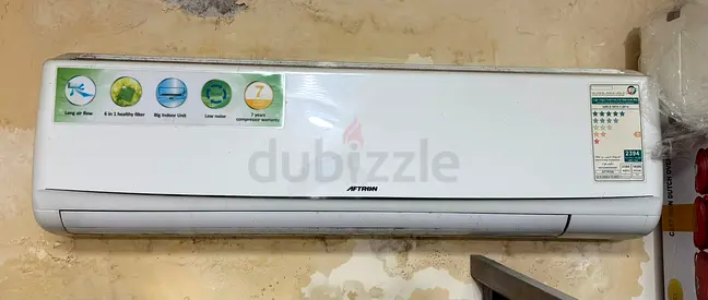 Wall-mounted split air conditioner — used, working