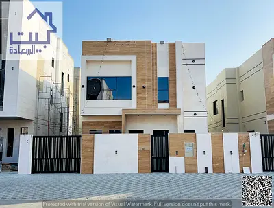 For Sale: Villa in Al Helio 2, Ajman. 2 floors + roof. Behind services near Al Zubair St. Price includes registration, ownership & electricit.Freehold