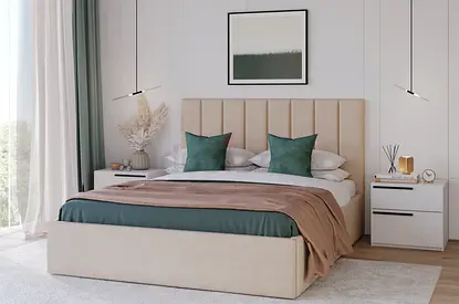 Luxurious new koshan Brand new Queen size bed with mattress good Quality Queen bed storage