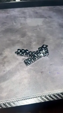 Thick stainless steel watch bracelet jubilee links