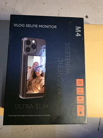M4 Vlog Selfie Monitor — Magnetic Ultra-Slim (Boxed)