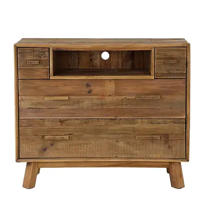 Wooden chest of drawers Natural