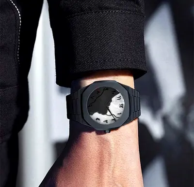 Stylish Black Analog Watch