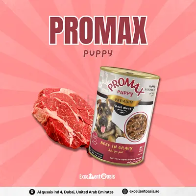 Promax Puppy Food - Beef in Gravy
