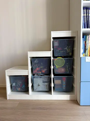 Storage combination with boxes IKEA