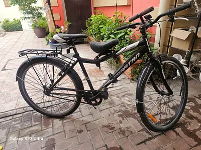 Spartan commuter/step-through bike with rear rack and fenders with Children seat- lightly used