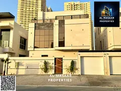 Luxury villa in Al Amerah, Ajman** Ready for immediate occupancy with high-end finishes and spacious
