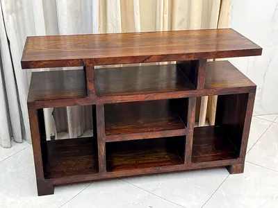 Solid wood modren tv stand