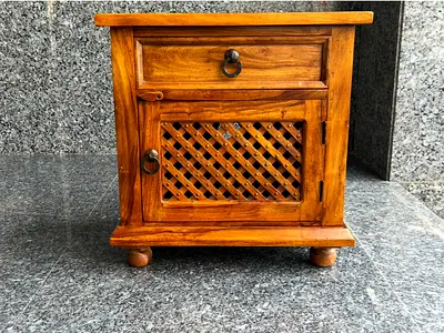 Marina nightstand table- bed side table- solid Wood