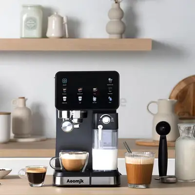 (ONLINE) Brand new Aeomjk Espresso machine Product Link - https://amzn.to/4vyJ9aA