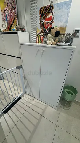 Shoe Cabinet and Storage (3pcs)