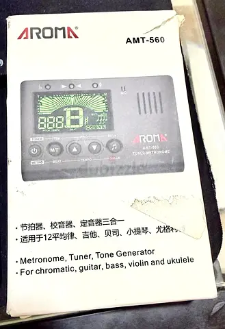 New/Unused AMT-560 Electric Guitar Tuner AT-101 Digital Guitar Piano Tuner Metronome