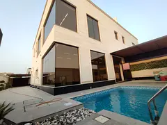 Luxury villa for annual rent in Al Hooshi, Sharjah - first occupancy - modern design and smart home