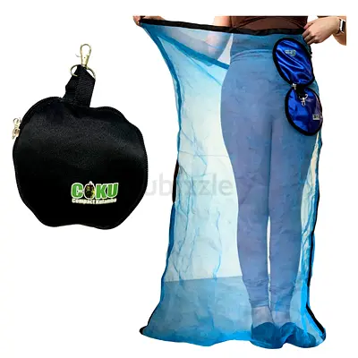Kulambo Mosquito Net Compact Waist Length Made in Philippines - Black