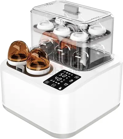 Baby Bottle Warmer,8-in-1 Smart Fast Baby Milk Warmer with LCD Timer for Breastmilk
