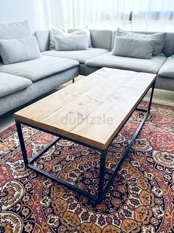 Solid wood coffee table