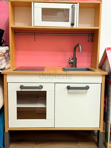 Wooden Play Kitchen Set - Good Condition