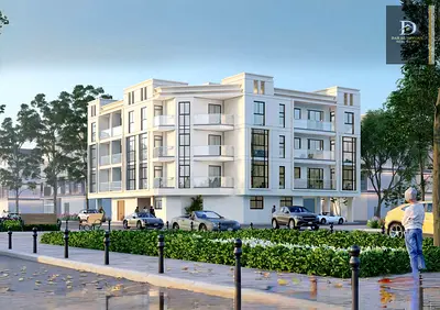 Golden investment opportunity in "Tilal" area (modern building for sale) For those interested in guaranteed real estate investment, we offer you a modern building with a modern design and high-end fin