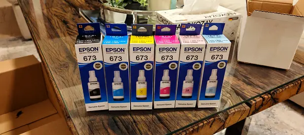 Epson 673 Genuine Ink Bottle Set