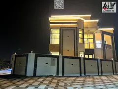 Corner villa for sale at a special price in Al Helio, Ajman | 5 master bedrooms + roof | Registratio